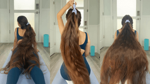 Katy Horizontal Hair Uncensored