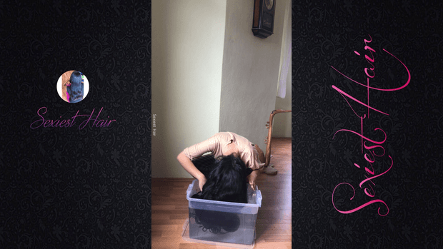 Duygu Wet Hair Dunking