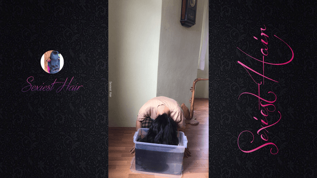 Duygu Wet Hair Dunking