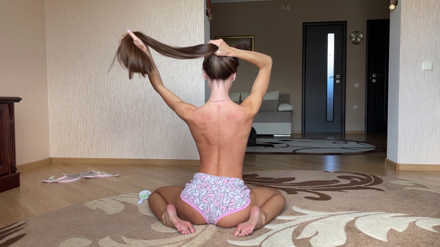 Yoga, A Cat Named Max &amp; No Top Ending (No Nudity) | Irina