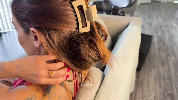 Stephanie Hair Clip 4k Pt 1 