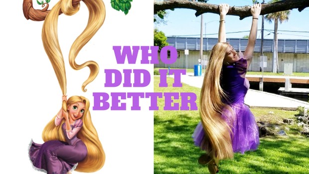 Nina Real Life Rapunzel Cos Play (Part 1)