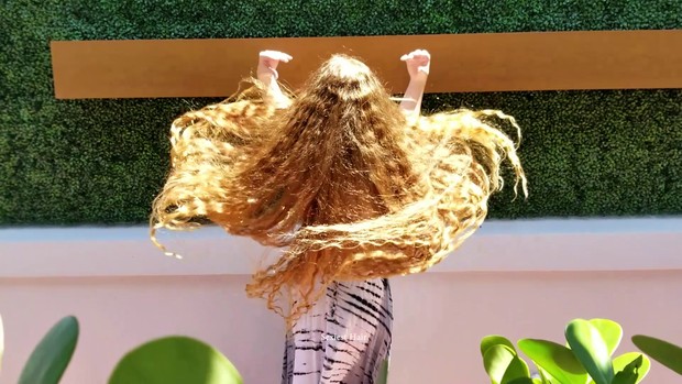 Amber&#x27;s 1st Shoot Natural Redhead  Rapunzel Beach Fun 