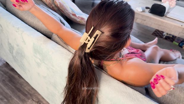Stephanie Hair Clip 4k Pt 1 