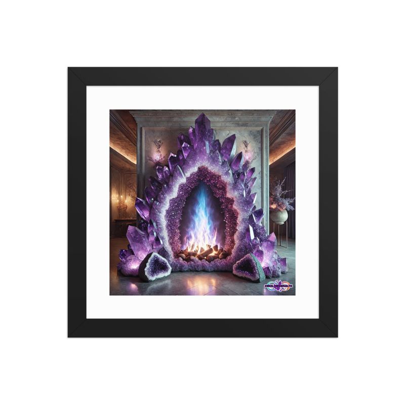 Amethyst Fire Place