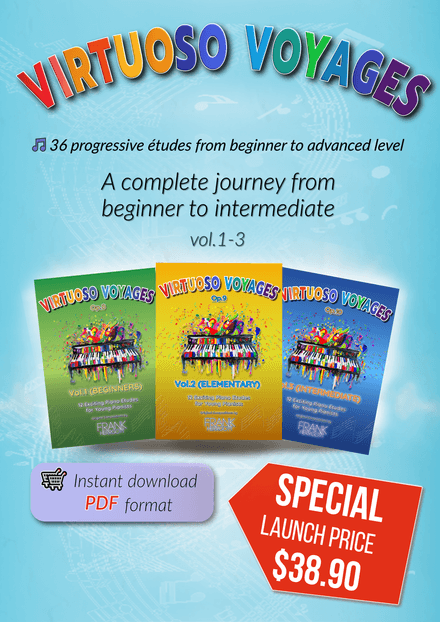 🎹 Bundle Virtuoso Voyages Vol.1–3 by Frank Herrgott
