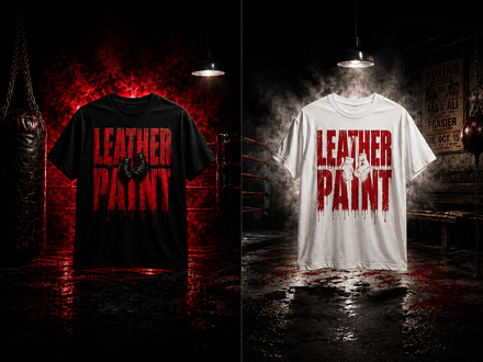 Leather Paint - Blood Drip Tee
