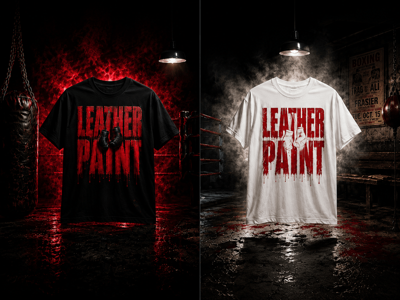 Leather Paint - Blood Drip Tee