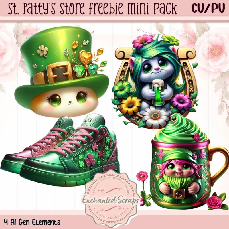 CU/PU Freebie-StPattysMiniPack