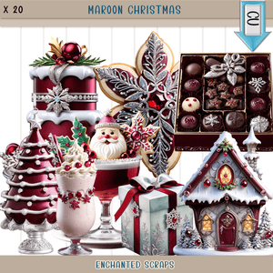 Maroon Christmas CU