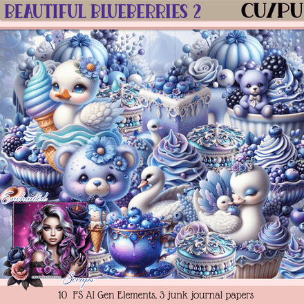 Beautiful Blueberries CU/PU2