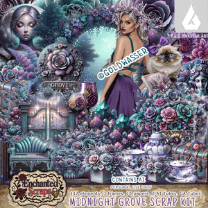 Midnight Grove scrapkit