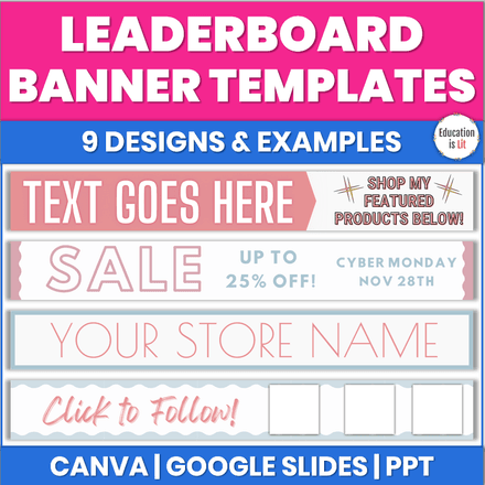 TpT Leaderboard Templates