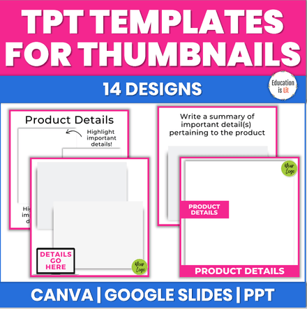 TpT Thumbnail Templates (Editable)