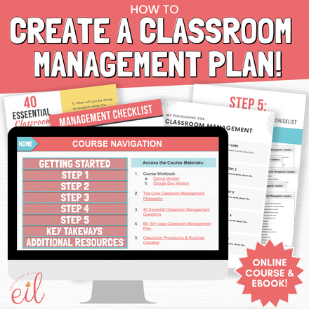 How to Create Your Own Classroom Management Plan (Mini Course)