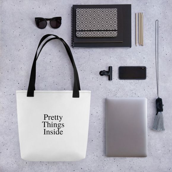 Minimalist Tote Bag Design – Pretty Things Inside