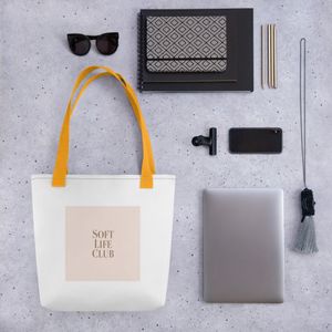 Soft Life Club – Aesthetic Tote Bag Design