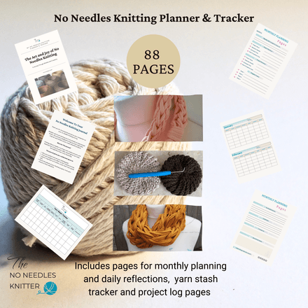 No Needles Knitting Printable Planner &amp; Tracker