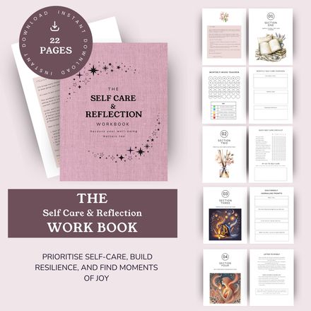Self Care Work Book Journal For Personal Care