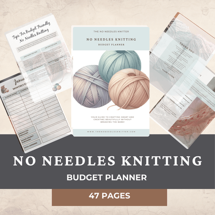 No Needles Knitting Budget Planner