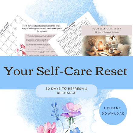 Monthly Self Care Reset Ideas For Adults,