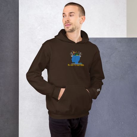 Be Kind to Your Mind ~ Embroidered - Unisex Heavy Blend Hoodie | Gildan
