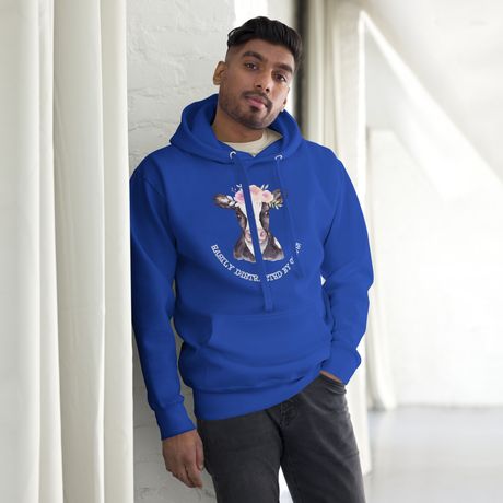 Distracted by Cows! - Unisex Premium Hoodie | Cotton Heritage