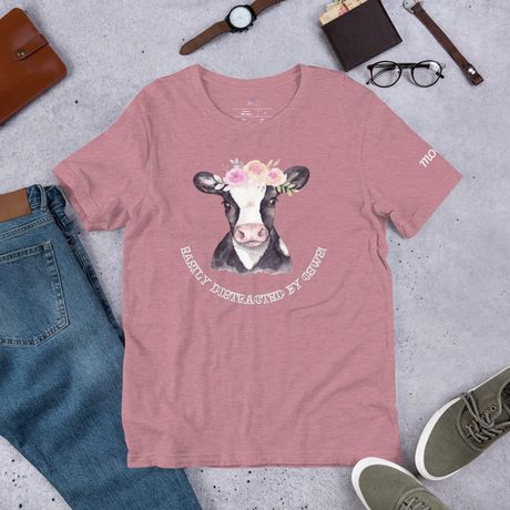 Distracted by Cows - Unisex Staple T-Shirt | Bella + Canvas