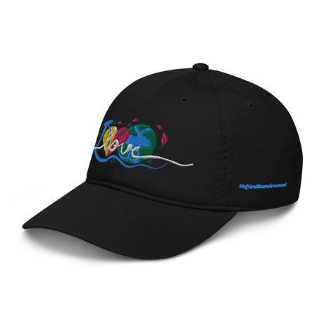 Love our Earth ~ Embroidered - Organic Baseball Cap | Econscious