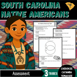 South Carolina Native Americans Assessment | Test | Grades 3-5