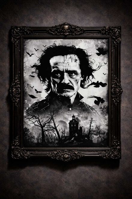 THE MYTH OF EDGAR ALLAN POE PRINT