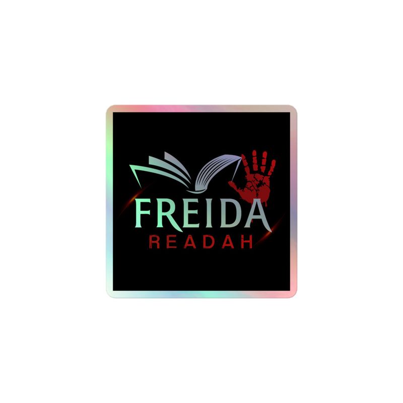 Vinyl holographic Freida readah sticker