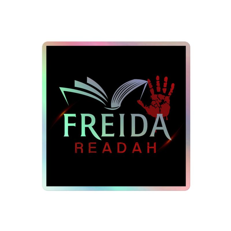 Vinyl holographic Freida readah sticker