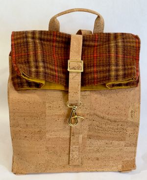 Portuguese Cork Leather Backpack-‘Kynsa’