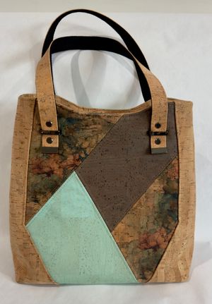 Portuguese Cork Shoulder Bag- ‘Rosario’