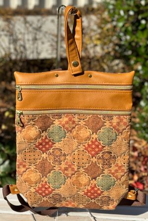 Cork and SiLeather Packable Tote Bag