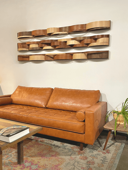 *SOLD* triptych // 84 x 6 