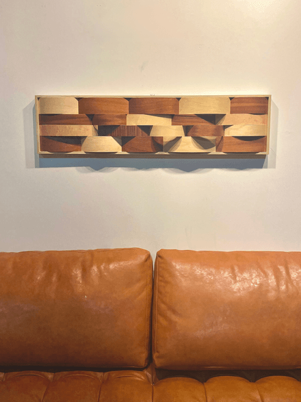 *SOLD* mixed panel // 43 x 10