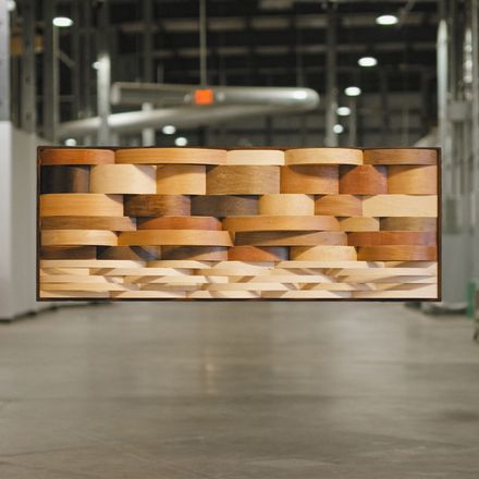 *SOLD* contrast piece - 54 x 20