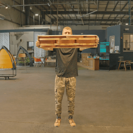 *SOLD* striped mini long // 33 x 6