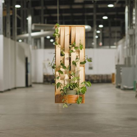 *SOLD* vertical planter - 35 x 13