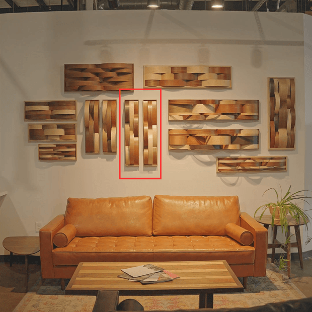 *SOLD* light walnut mini pair // 30 x 6