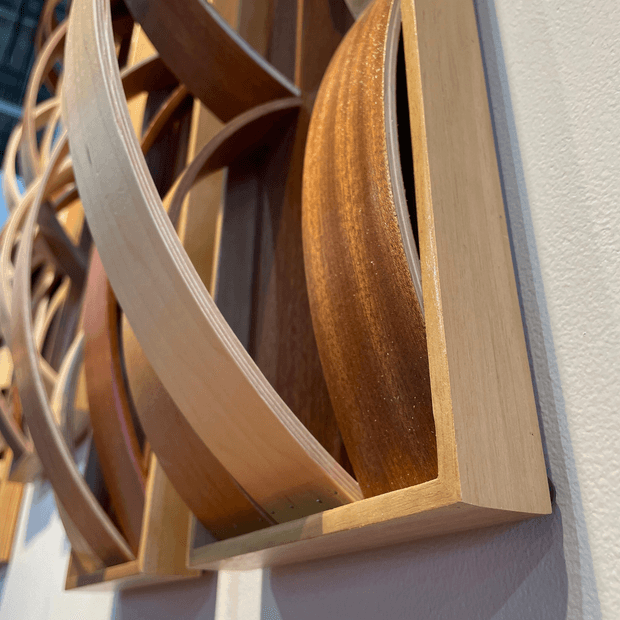*SOLD* light walnut mini pair // 30 x 6