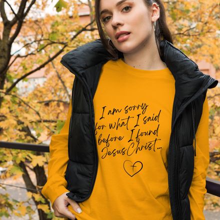 BEFORE I FOUND CHRIST GRAPHIC TEE