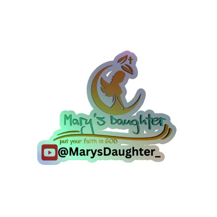 MD LOGO HOLOGRAPHIC STICKER