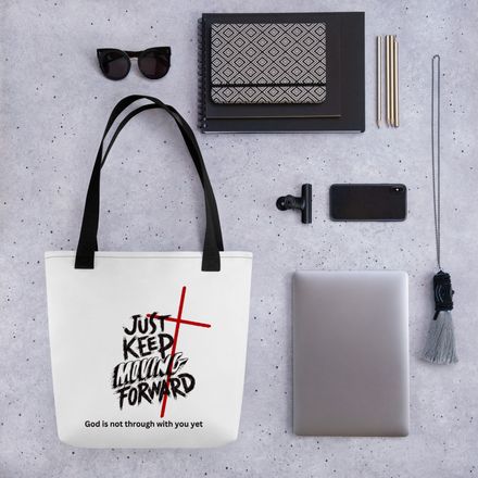 MOVING FORWARD TOTE BAG