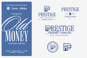 Prestige Real Estate | Old Money |  Logo Template