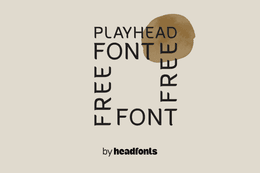 FREE PLAYHEAD Serif Typeface – Playful Decorative Font for Posters, Logos, and Menus