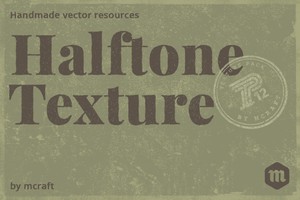 Halftone Vector Texture | Background Pack