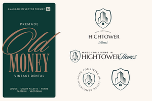 Old Money Real Estate Logo Template